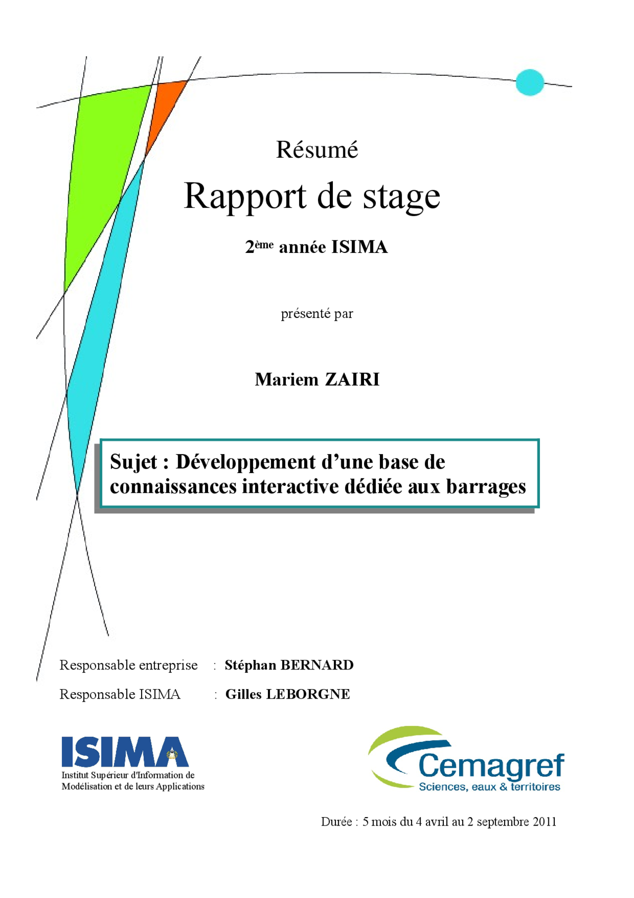 R sum Rapport De Stage 2 me Ann e ISIMA Docsity r-sum-rapport-de-stage-2-me-ann-e-isima-docsity