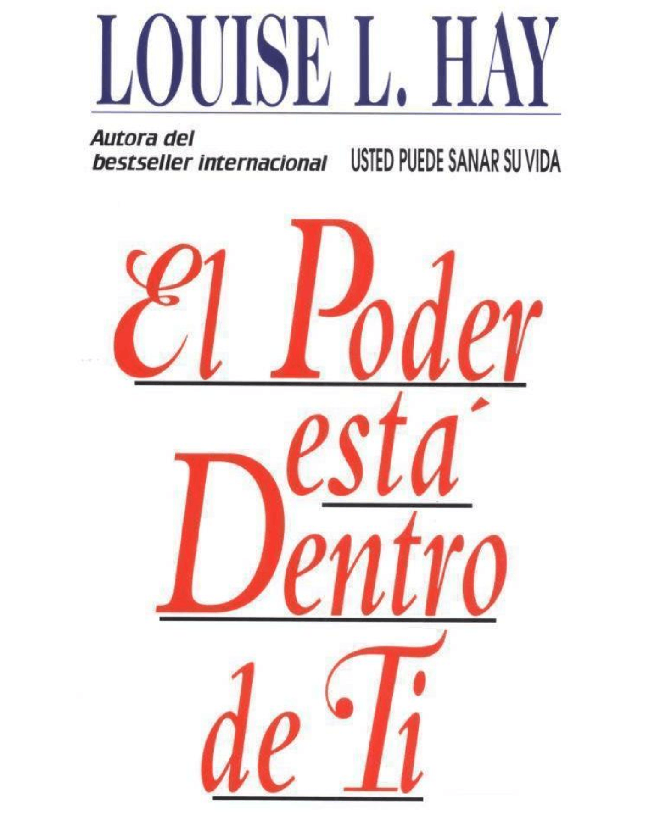 El Poder Esta Dentro De Ti Docsity