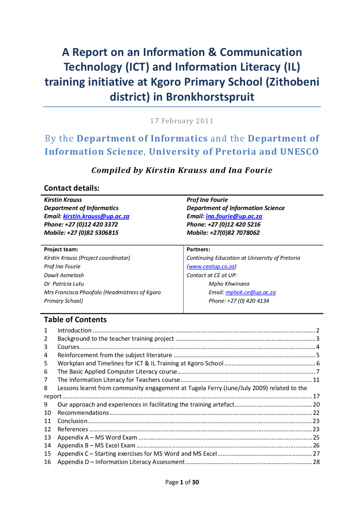 Daily report guide for IT students - Docsity