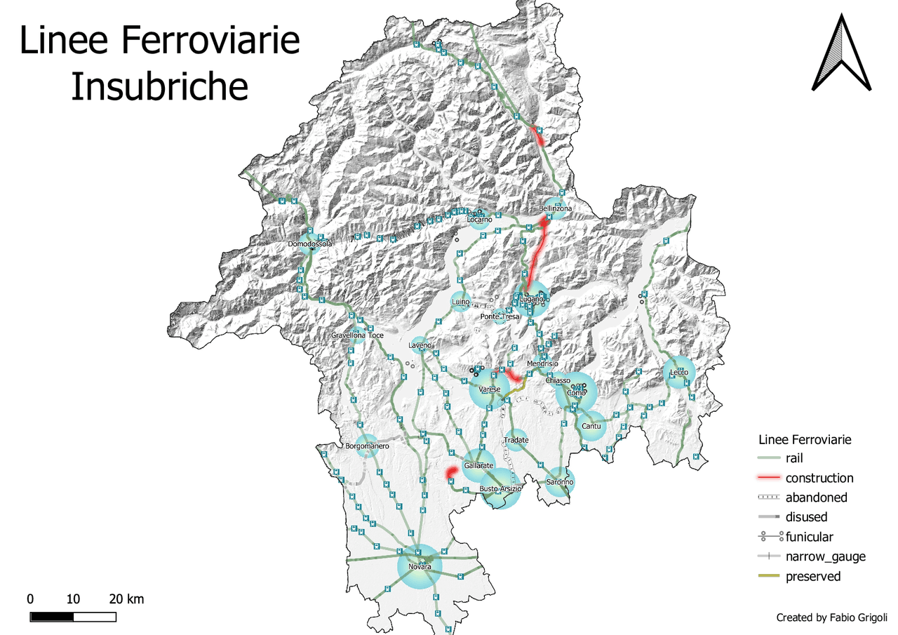 Linee ferroviarie insubria - Docsity