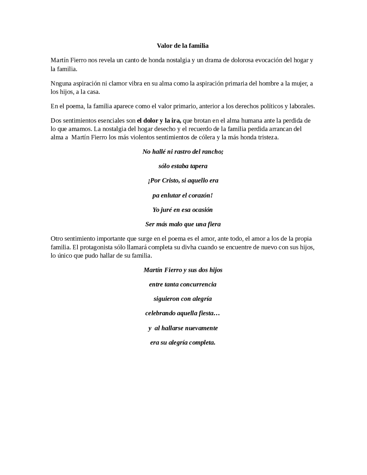Resumen Del Martin Fierro De Jose Hernandez Resumen De La Obra