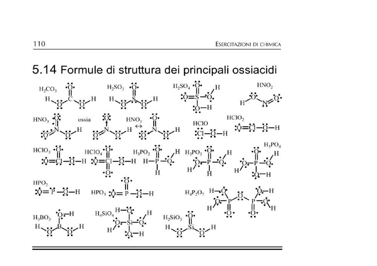 Formule di struttura e Lewis dei