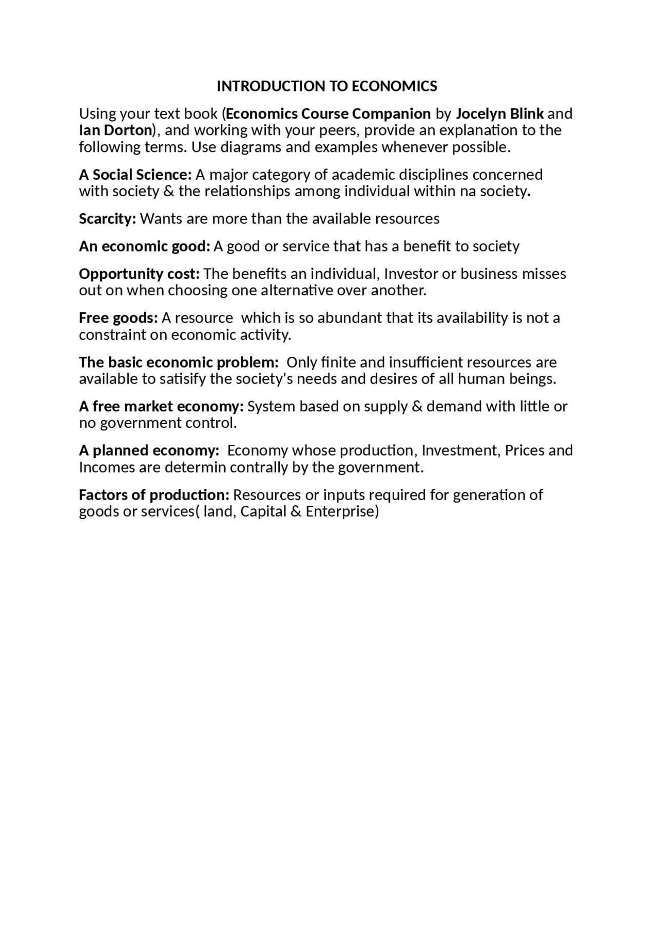 Economics 101: Understanding Basic Economic Concepts | Study Guides ...