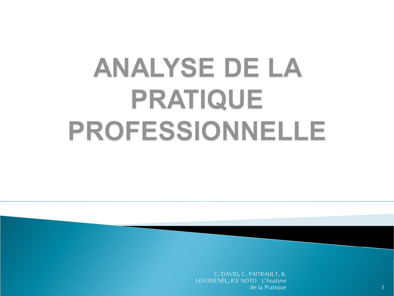 Page De Garde Analyse De La Pratique Ifsi
