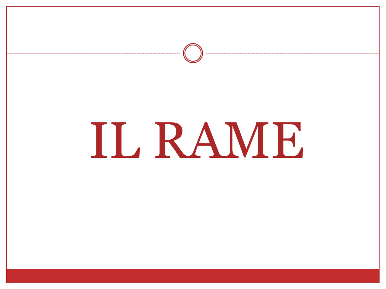 Rame: presentazione power point - Docsity