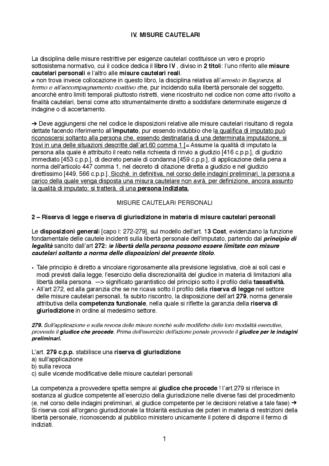 Sostituzione Misura Cautelare Decorrenza Termini