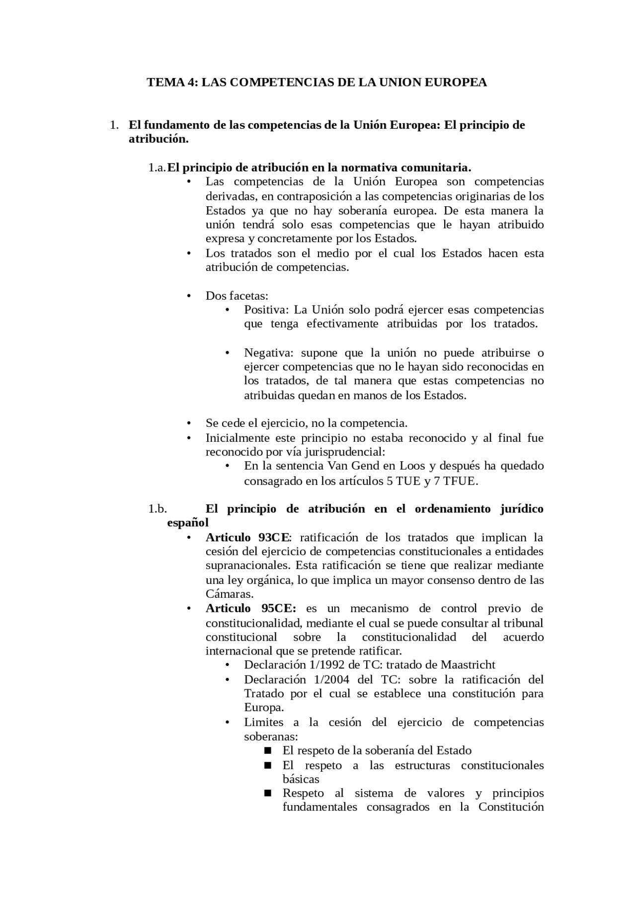 Tema 4, Instituciones Jurídicas de la Unión Europea - Docsity