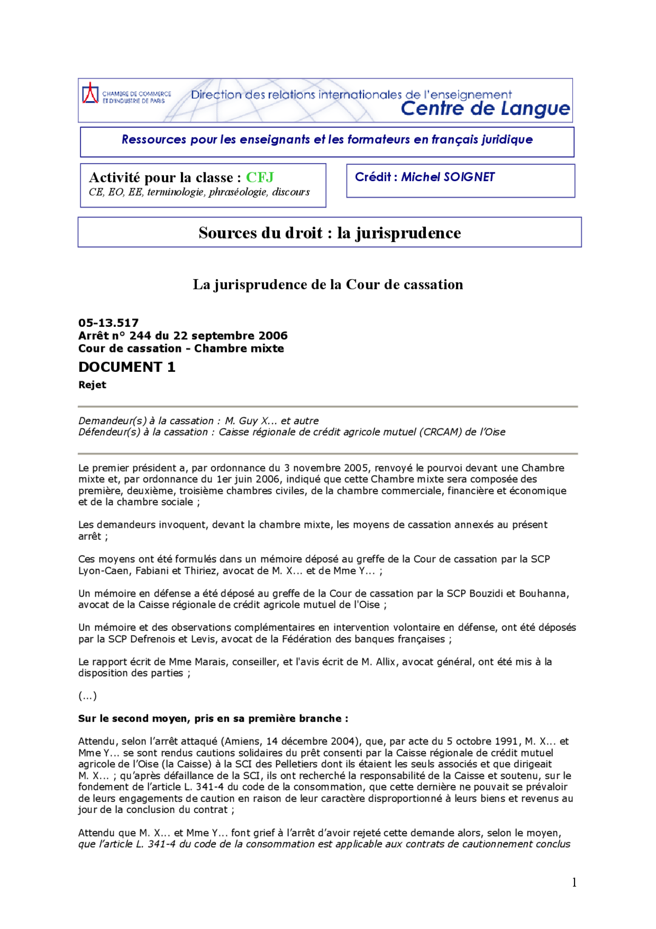 JURISPRUDENCE DE LA COUR visual data 4