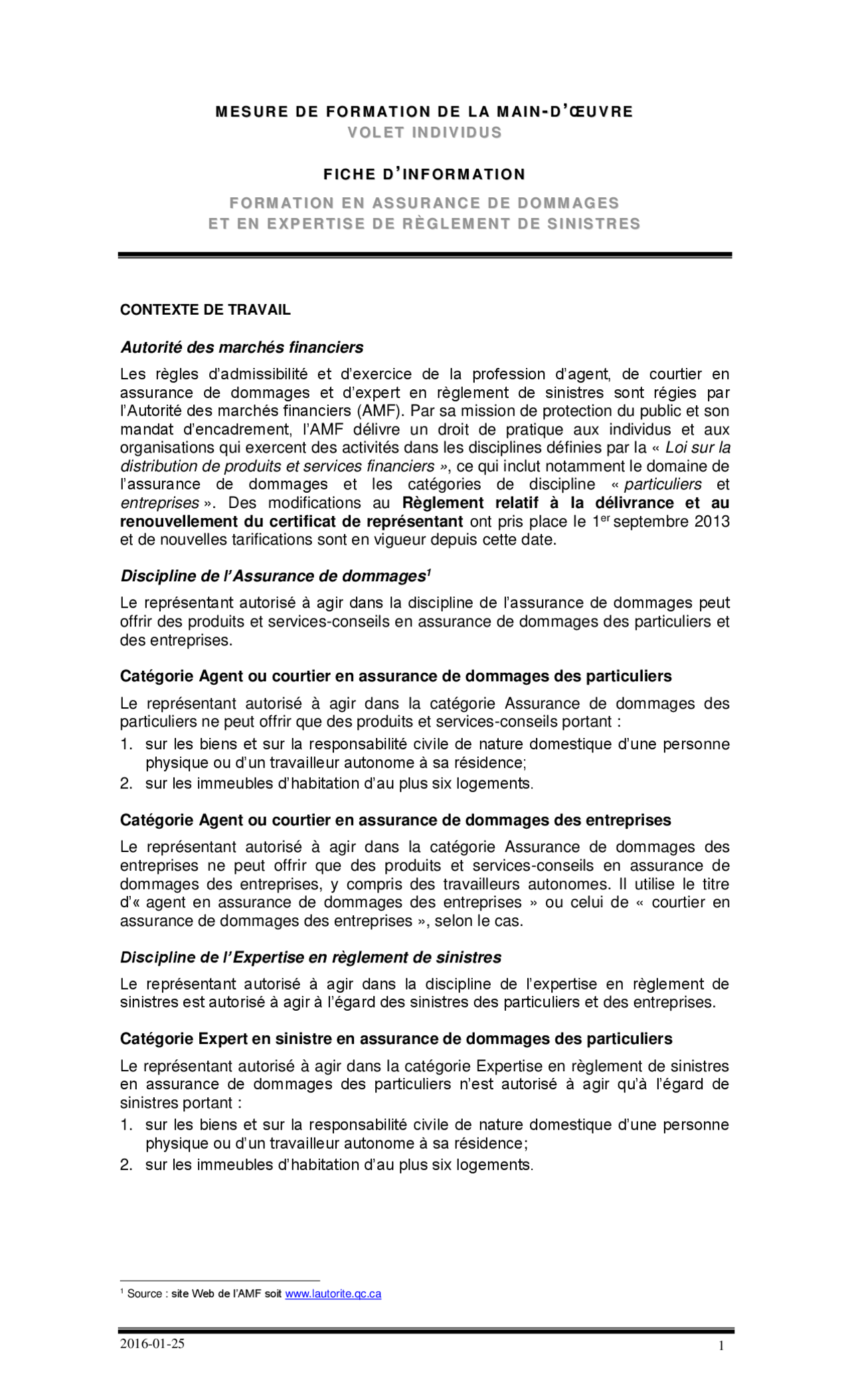 Formation En Assurance De Dommages Et En Expertise De Reglement De Sinistres Docsity