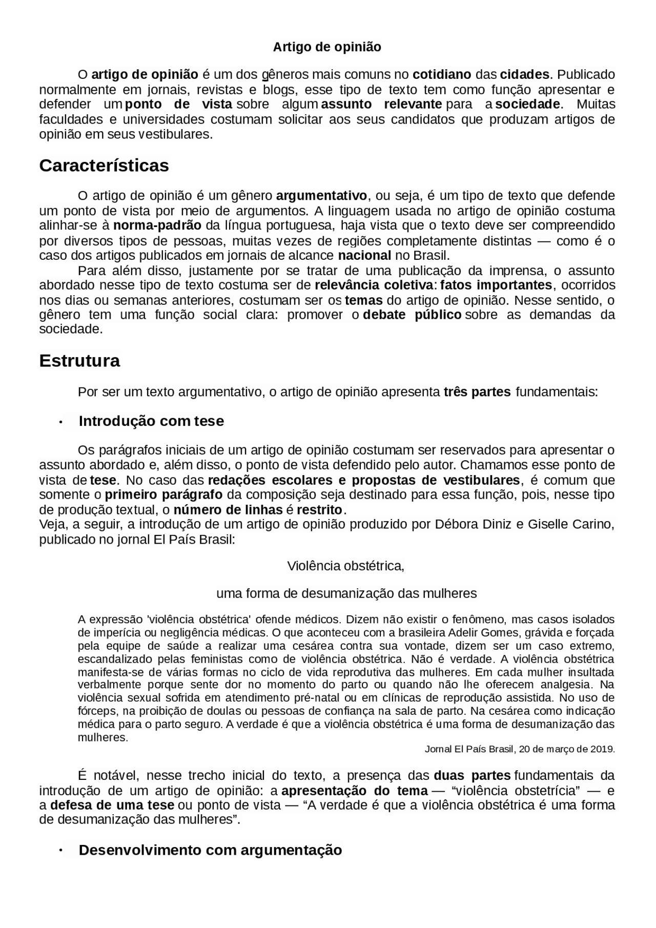 Titulos Para Artigo De Opinião - FDPLEARN