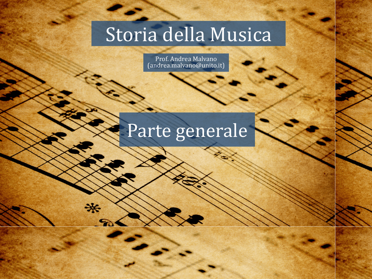 Il decalogo musicale nella storia | Dispense di Storia Della Musica