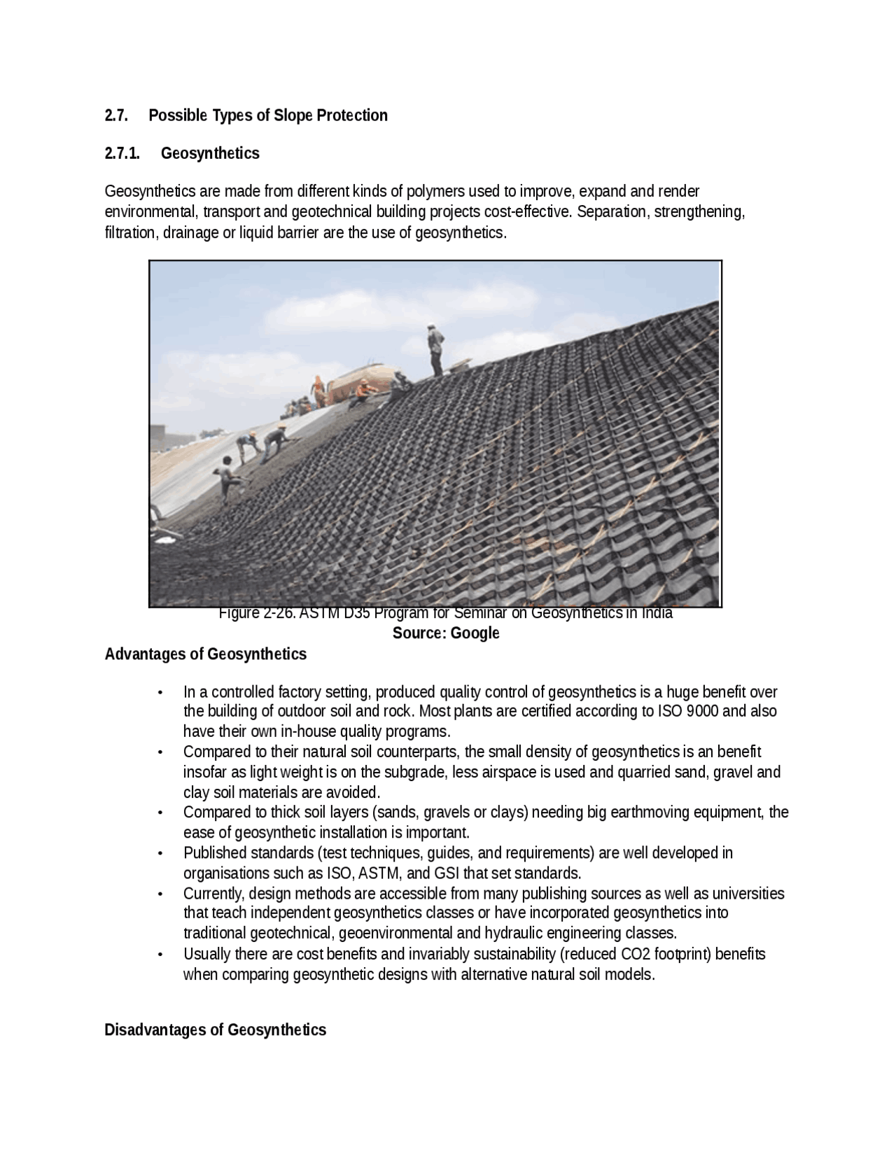 Types of Slope Protection | Study Guides, Projects, Research Capstone ...