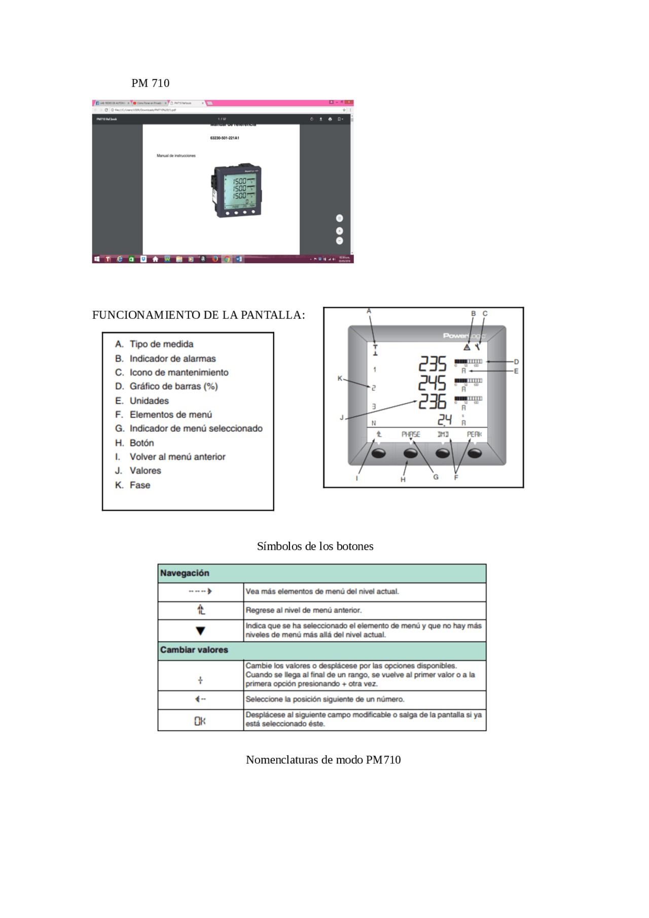 EL SIGUIENTE ARCHIVO DESCRIBE AL CONTROLADOR PM700 - Docsity