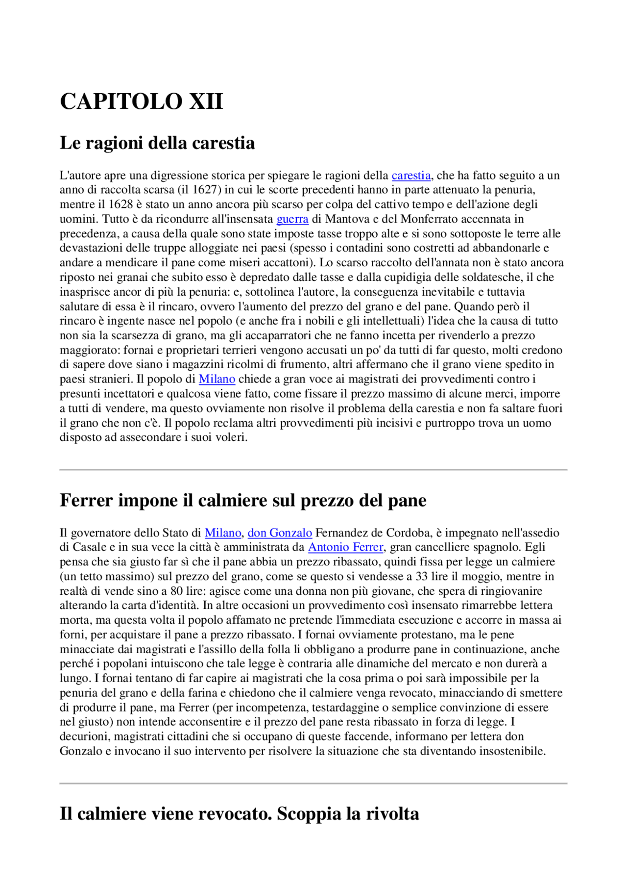 Capitolo 12 promessi sposi Docsity Capitolo 12 promessi sposi Docsity