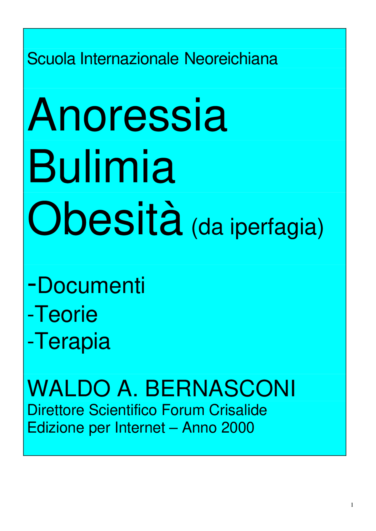 Anoressia bulimia obesità da iperfagia | Appunti di Psichiatria - Docsity