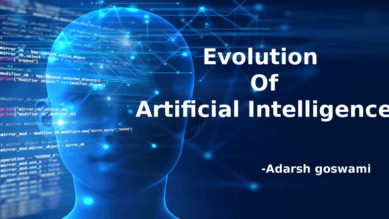 Artificial intelligence | Slides Computer Science - Docsity