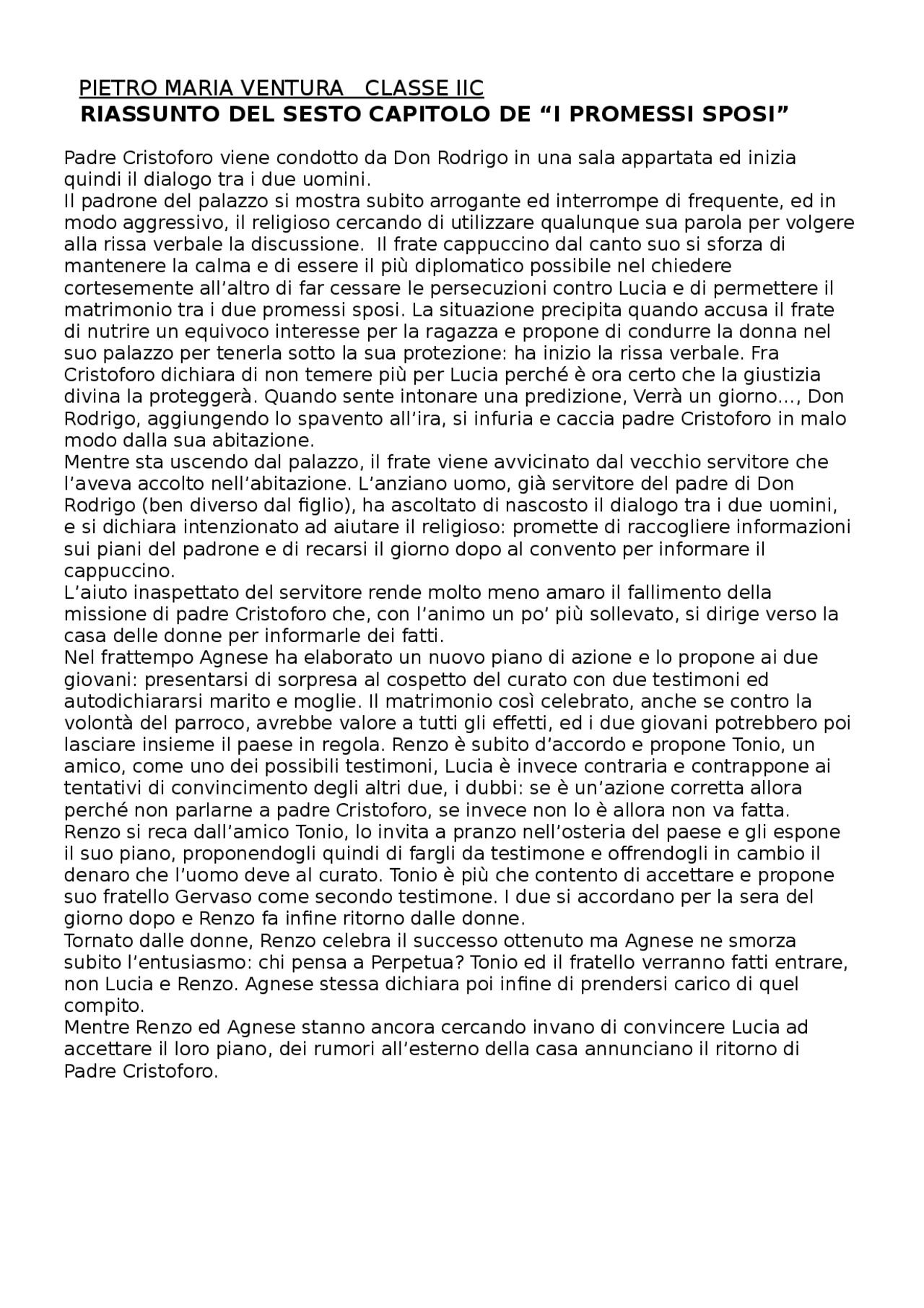 Riassunto Capitolo VI Promessi Sposi Docsity Riassunto Capitolo VI Promessi Sposi Docsity