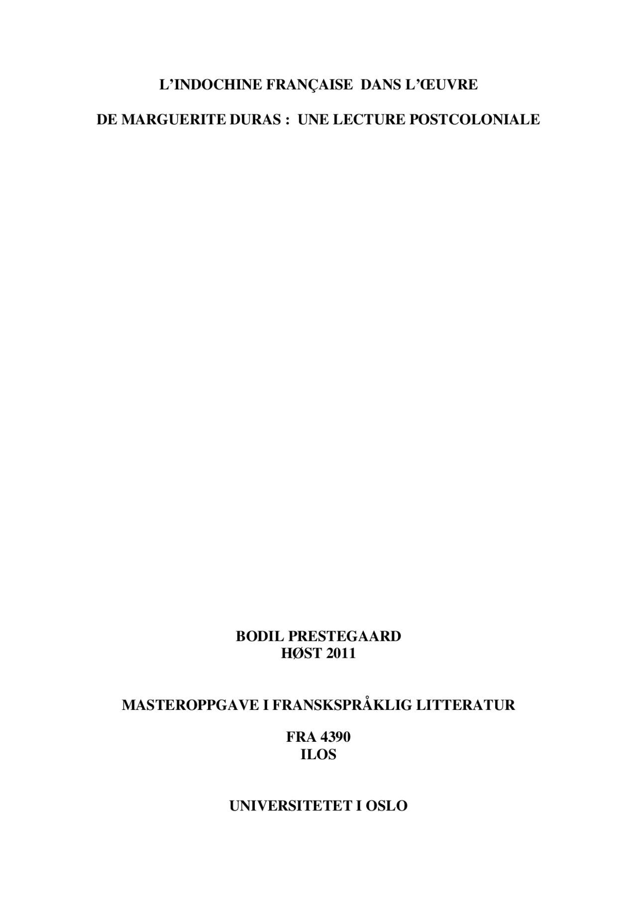 L Indochine Francaise Dans Lœuvre De Marguerite Duras Une Lecture Postcoloniale Docsity L Indochine Francaise Dans Lœuvre De Marguerite Duras Une Lecture Postcoloniale Docsity