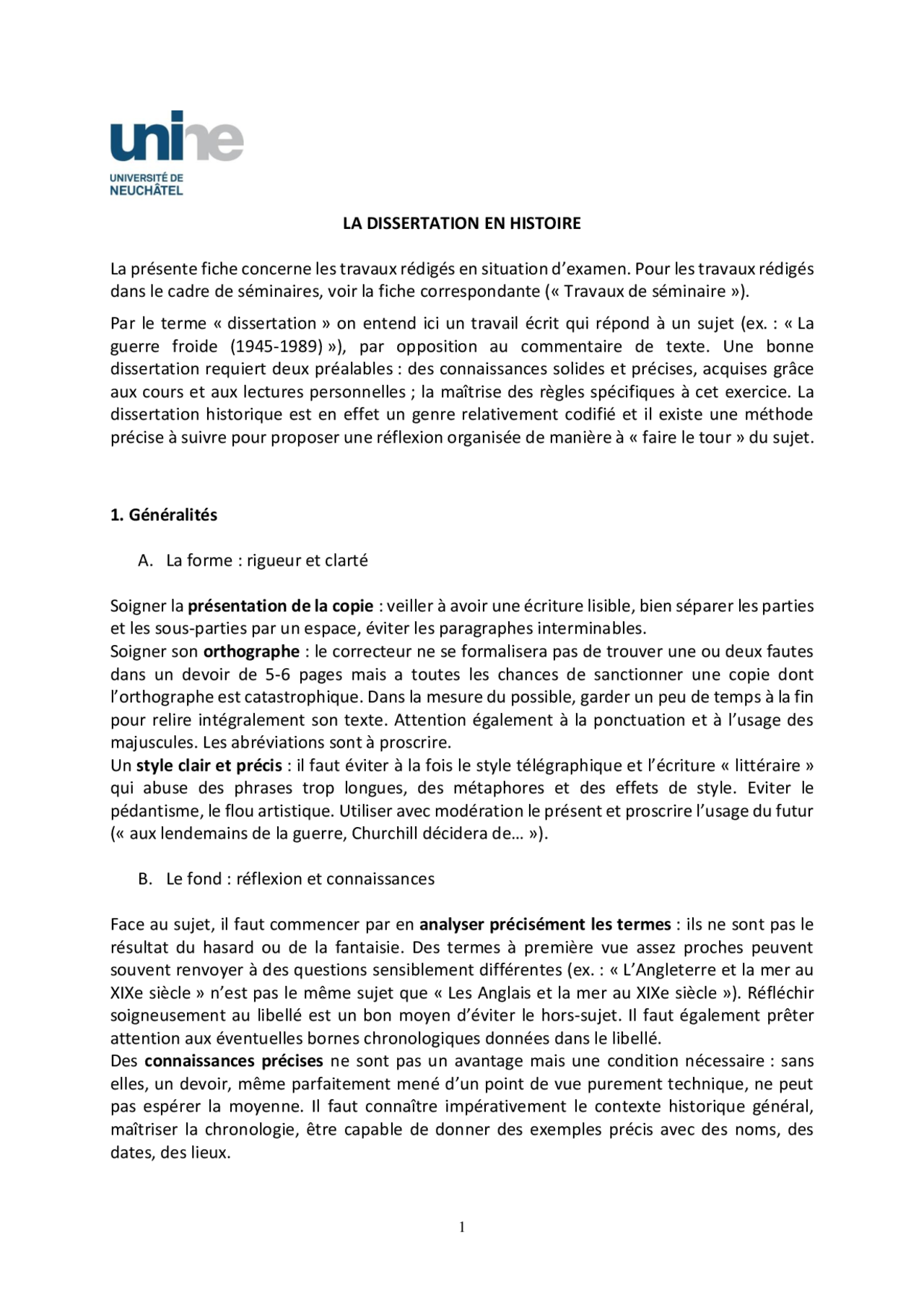 La Dissertation En Histoire Docsity la-dissertation-en-histoire-docsity