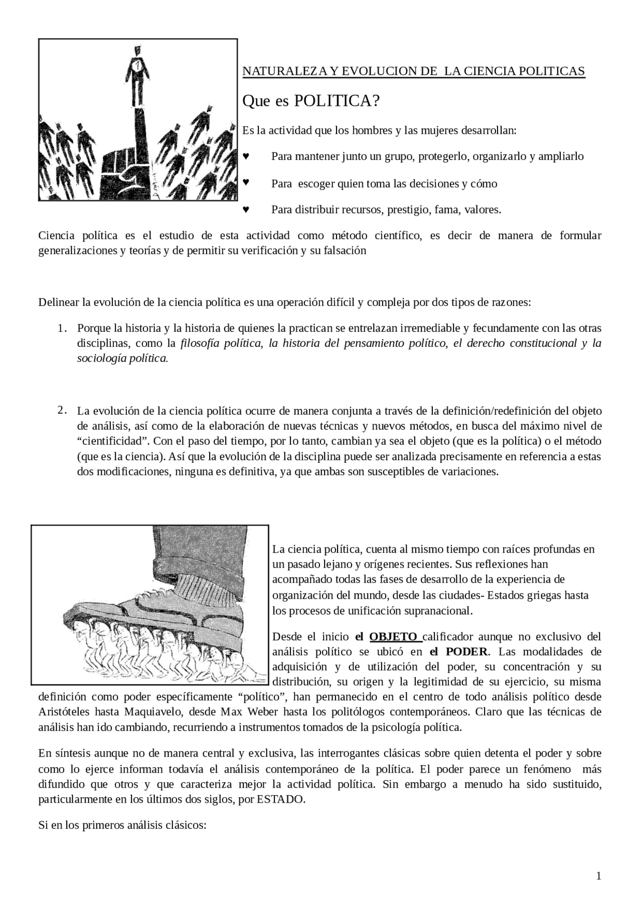 Politica Resumen Bien Explicado Naturaleza Y Evolucion De La Ciencia Politica Pasquino Docsity