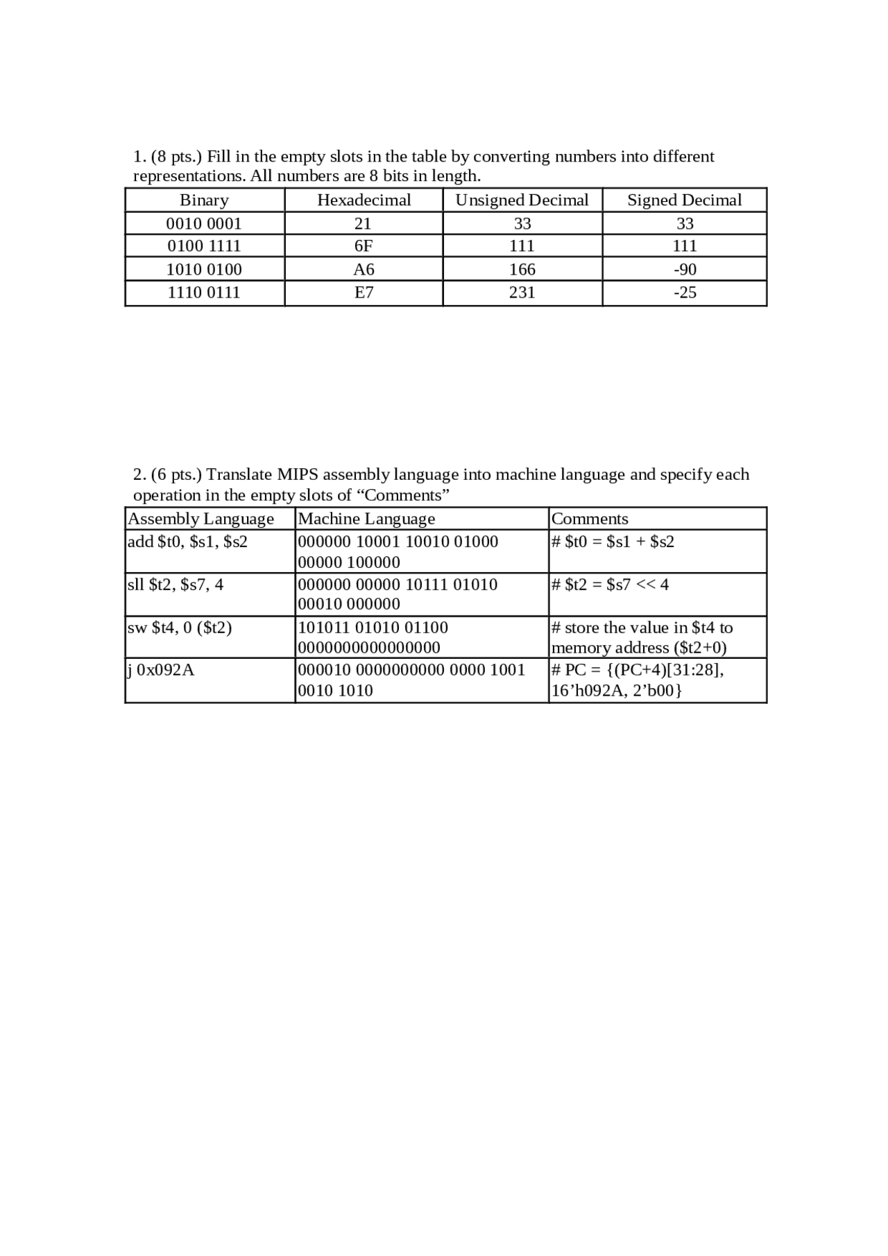 Computer Architecture - Docsity