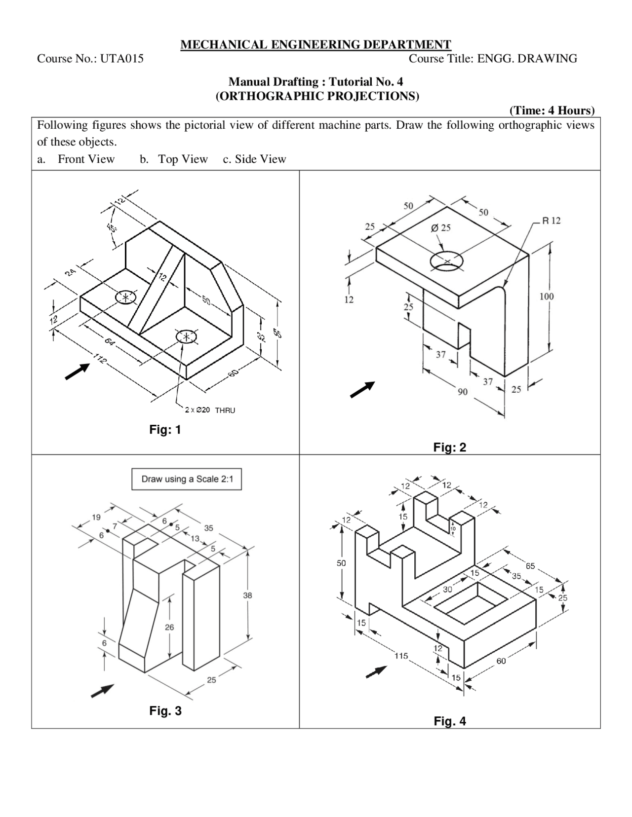 Engineering Drawing and Graphics - Docsity