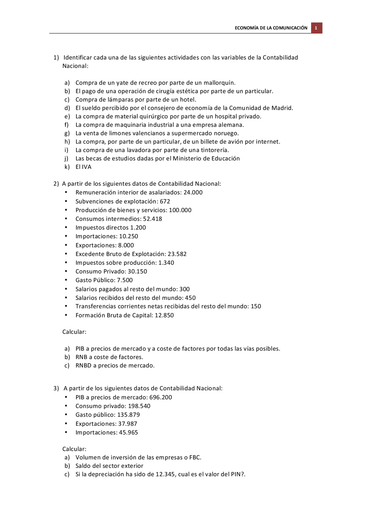 Ejercicios Contabilidad Docsity