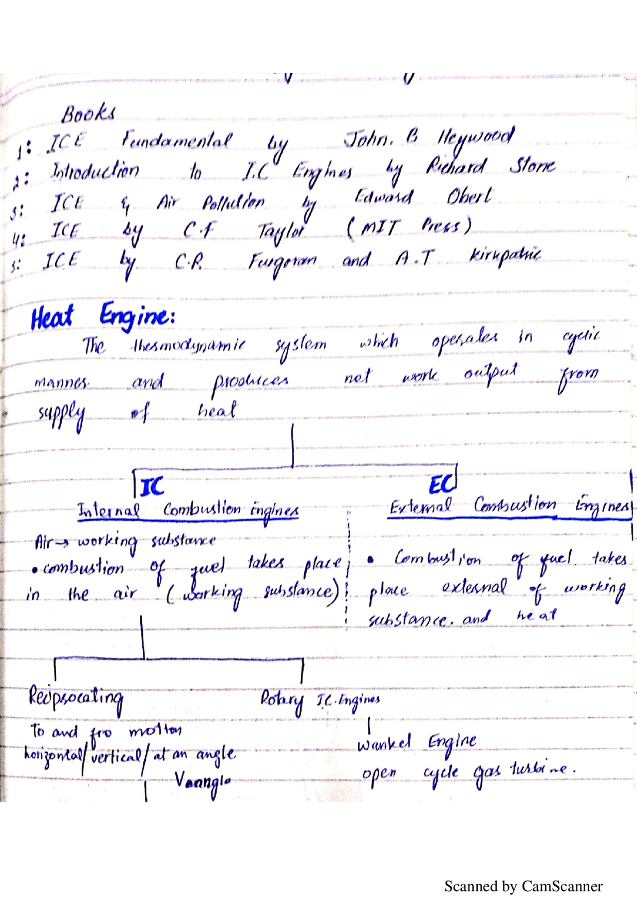 Ic engine notes 2 stroke 4 stroke - Docsity