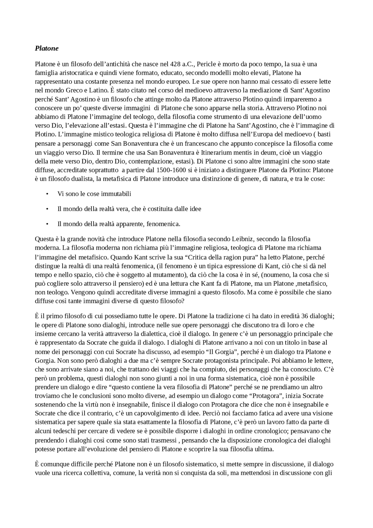 PLATONE, APOLOGIA DI SOCRATECRITONE Docsity PLATONE, APOLOGIA DI SOCRATECRITONE Docsity