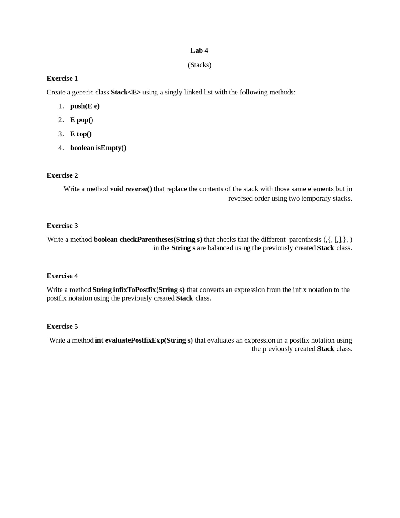 stack tutorial using linked list in java | java... Stack using Singly Linked List java - Docsity