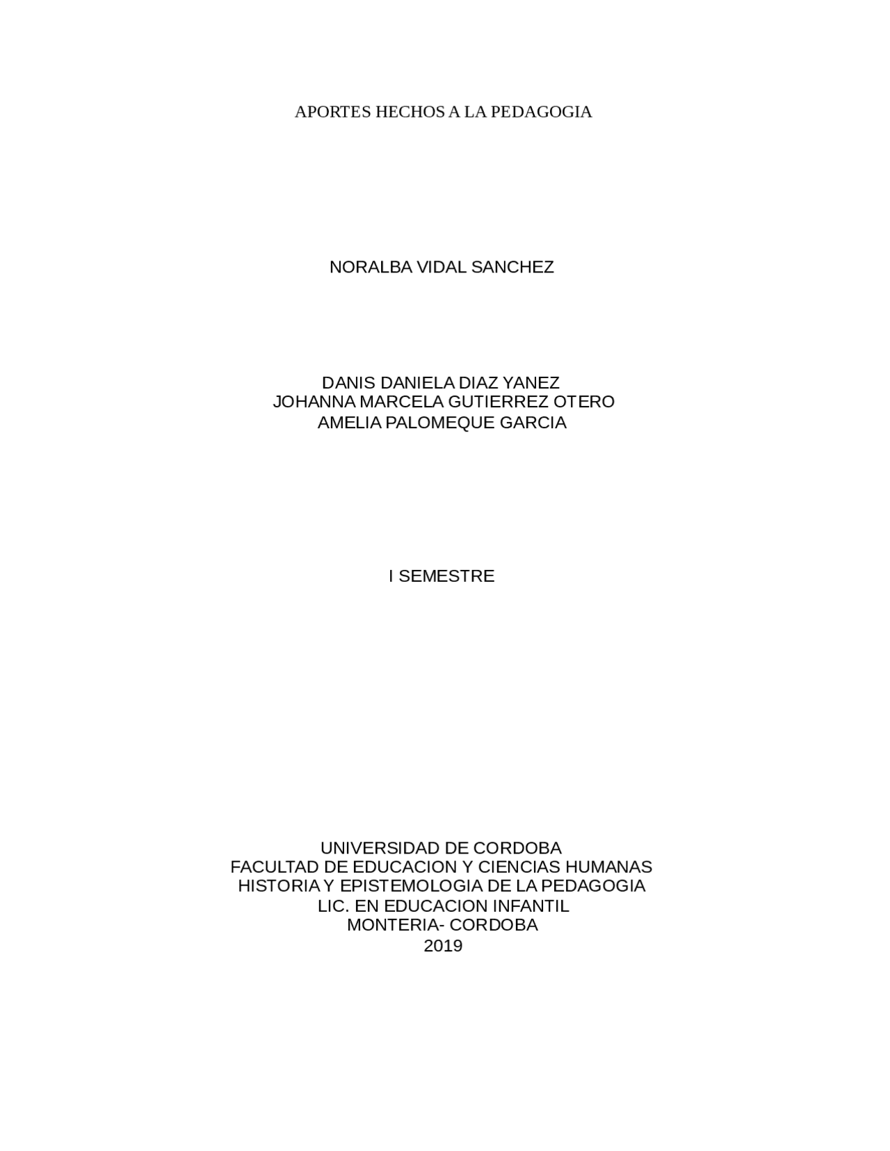 Pedagogía y sus aportes | Apuntes de Ciencias Sociales | Docsity