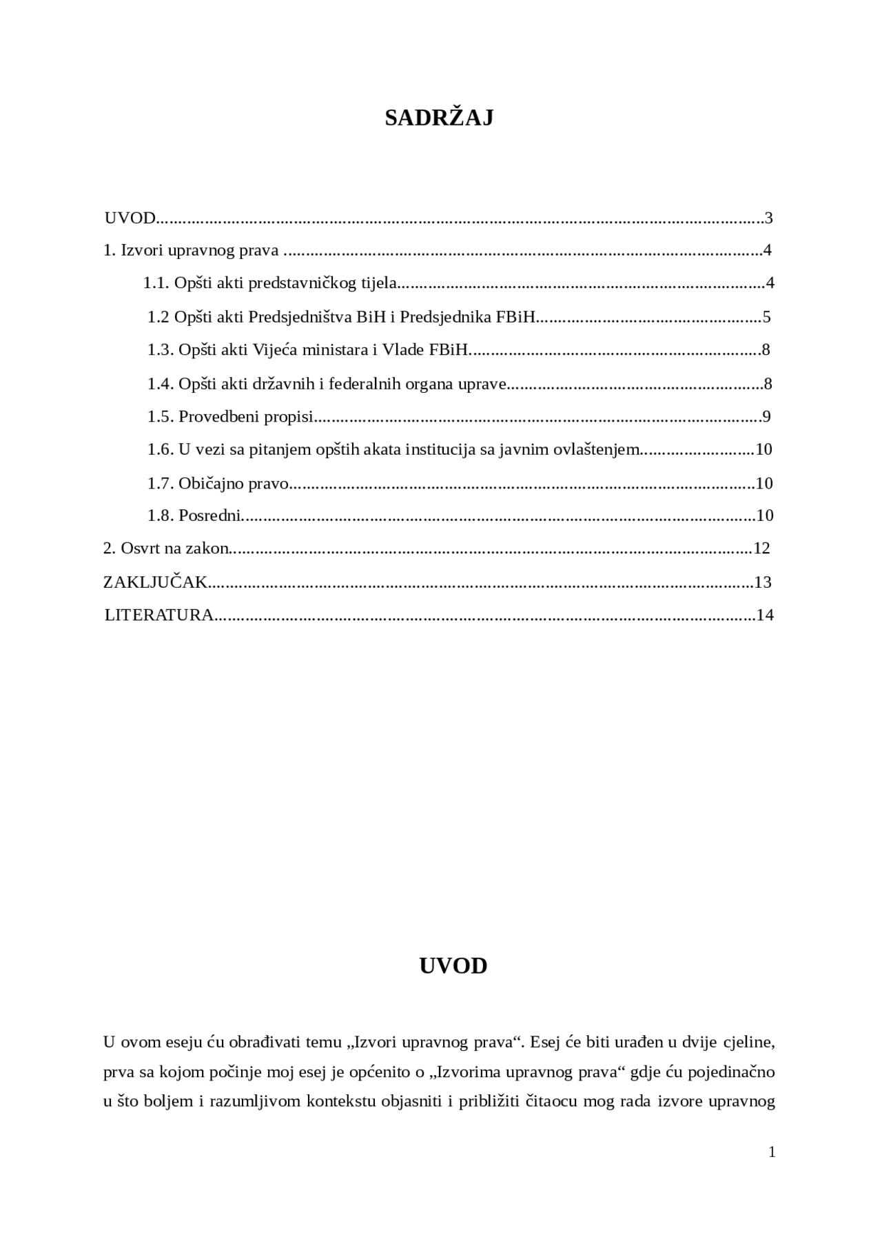 Upravno pravo, izvori upravnog prava | Esej' predlog Upravno pravo ...