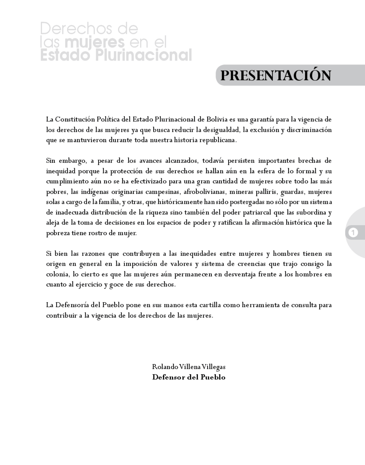 Derechos de las mujeres - Docsity