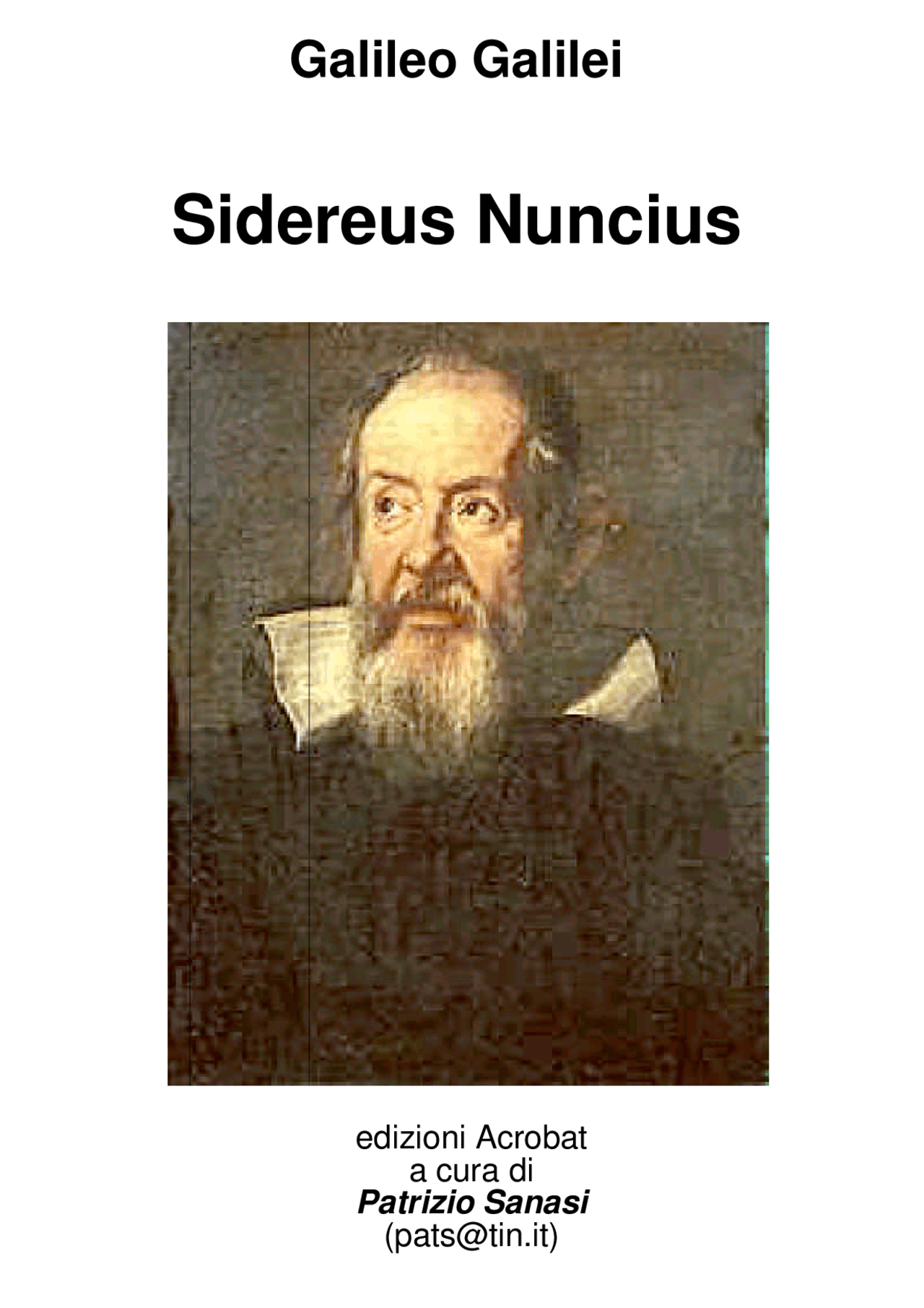 Sidereus Nuncius di Galileo Galilei - Docsity