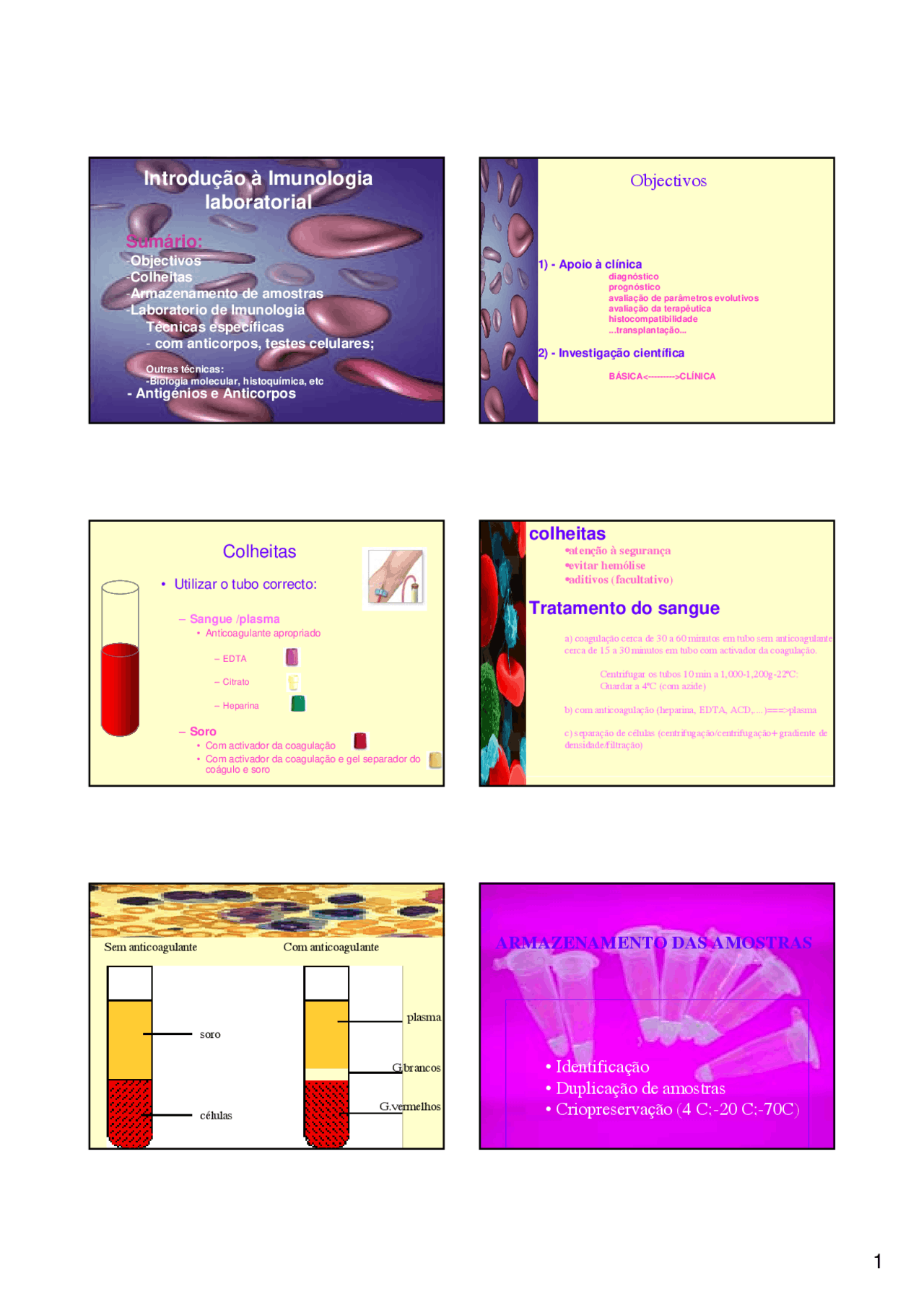 Imunologia - tecnicas imunologicas - Docsity