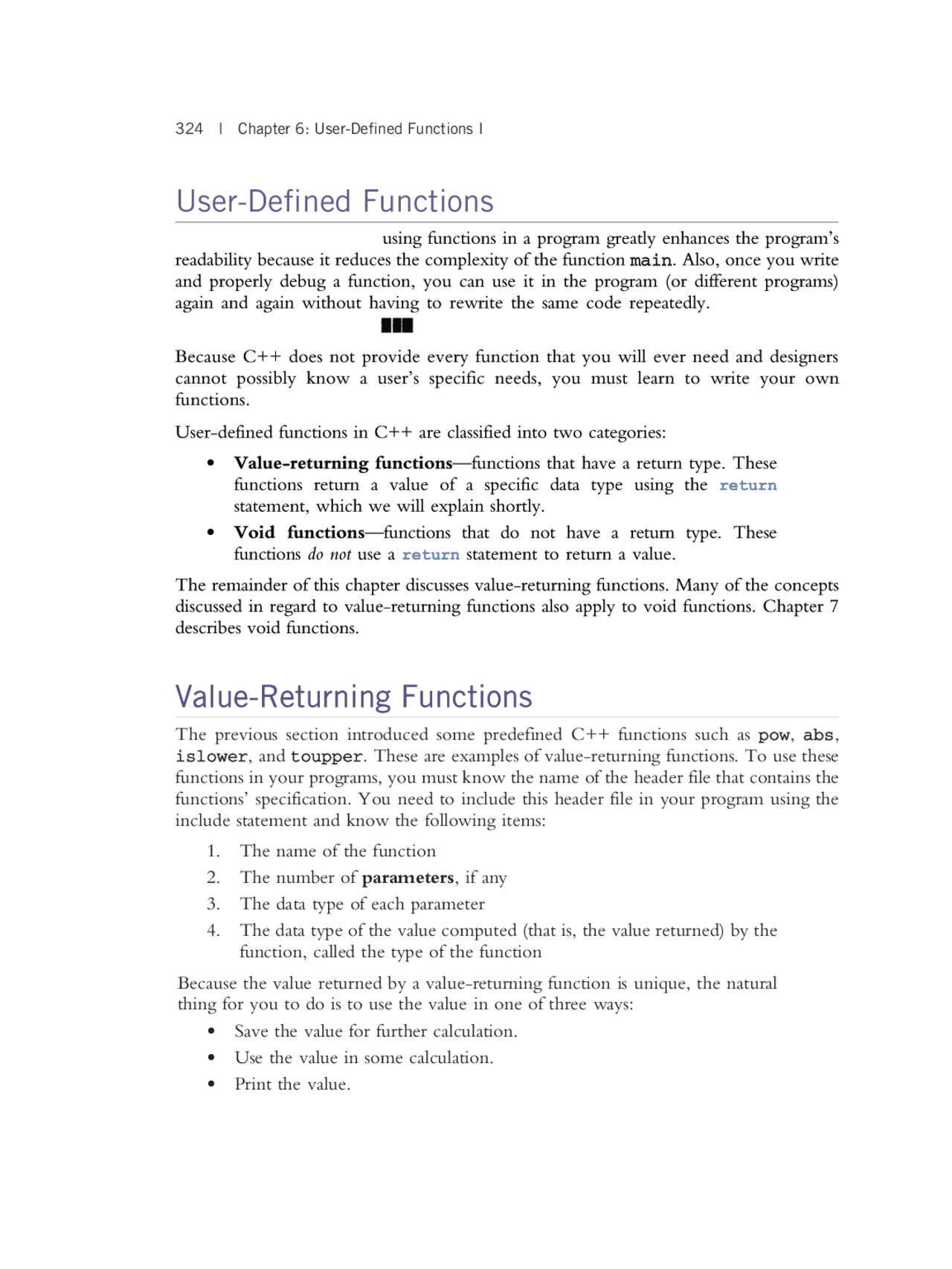 C++ programming -functions - Docsity