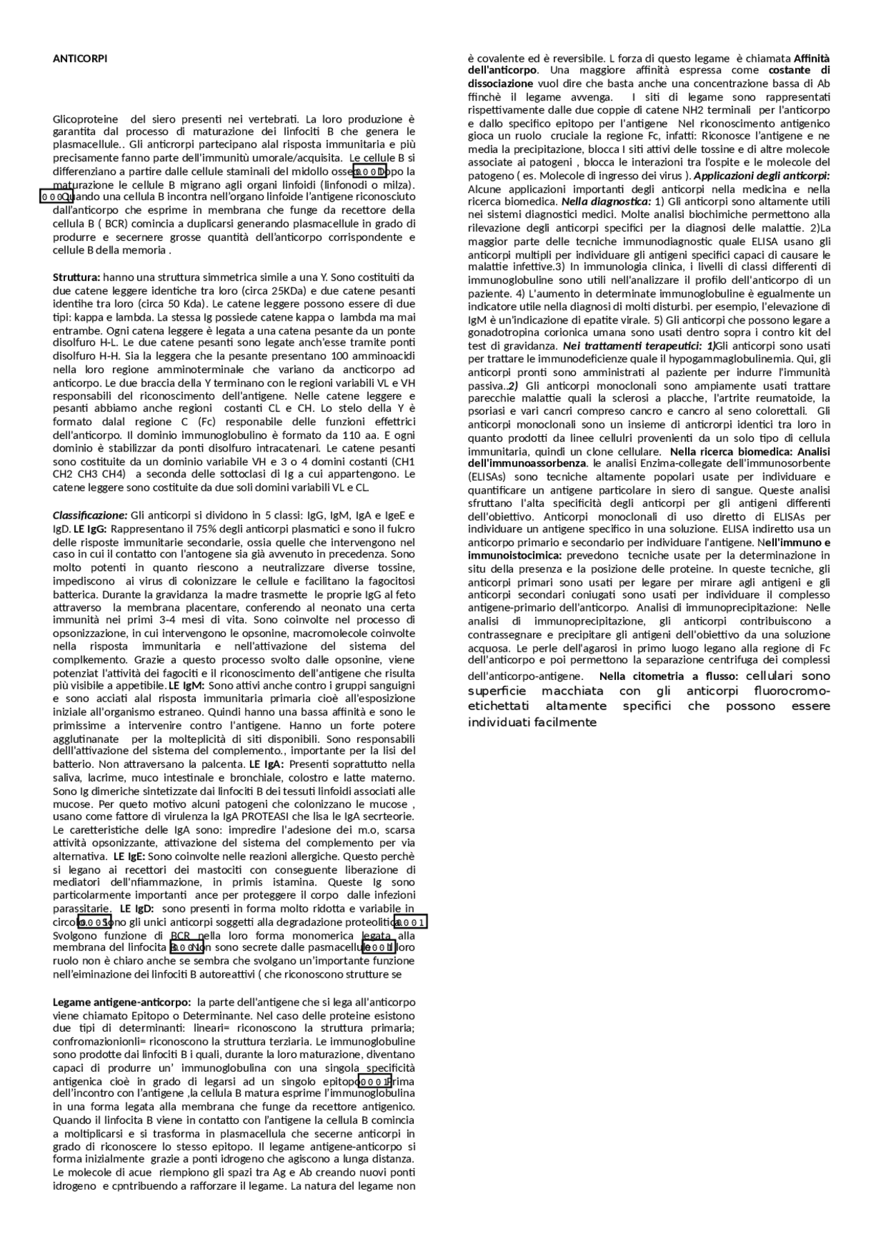 Anticorpi e funzioni Docsity Anticorpi e funzioni Docsity