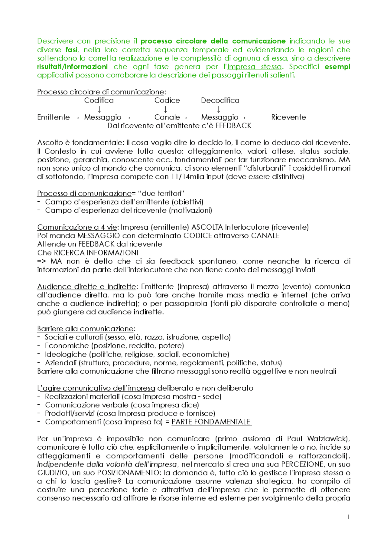 comunicazione d impresa e relazioni pubbliche