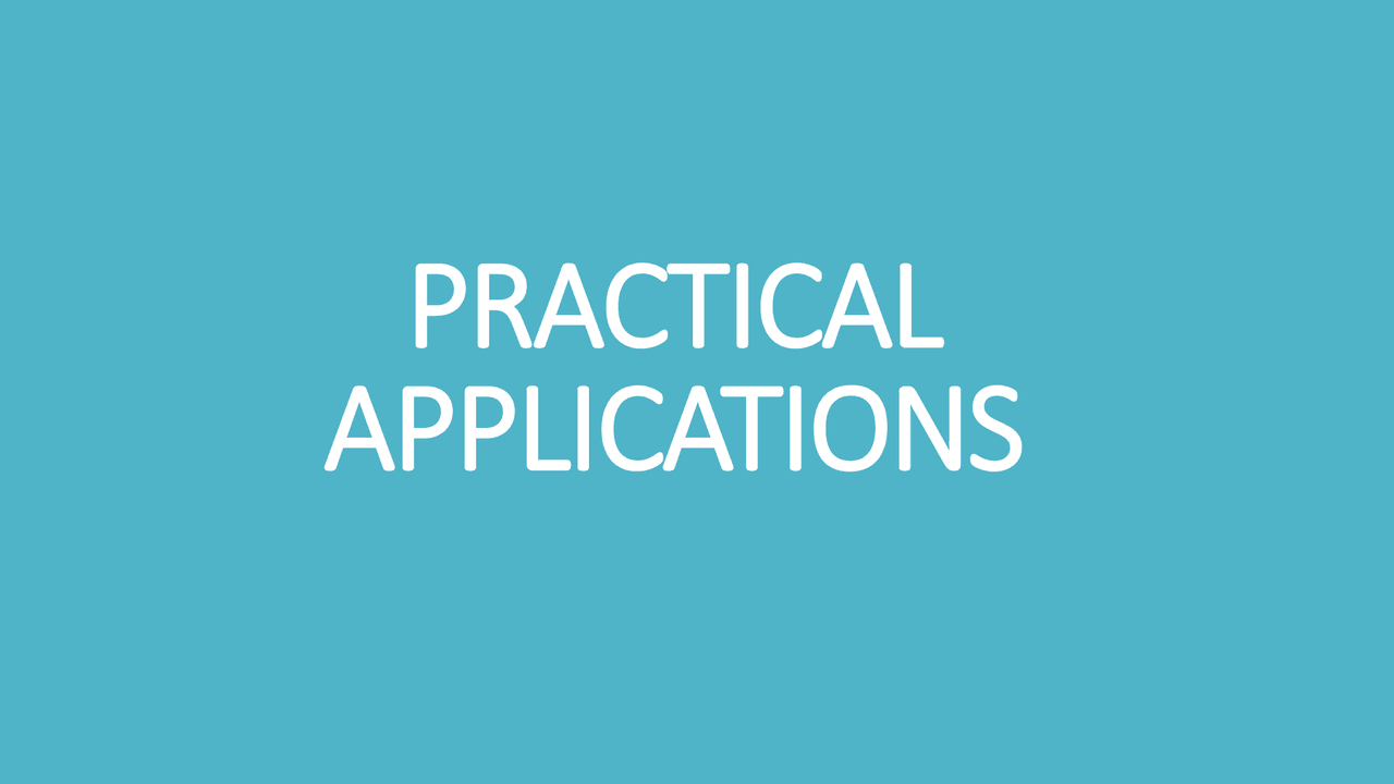 Practical application - Docsity