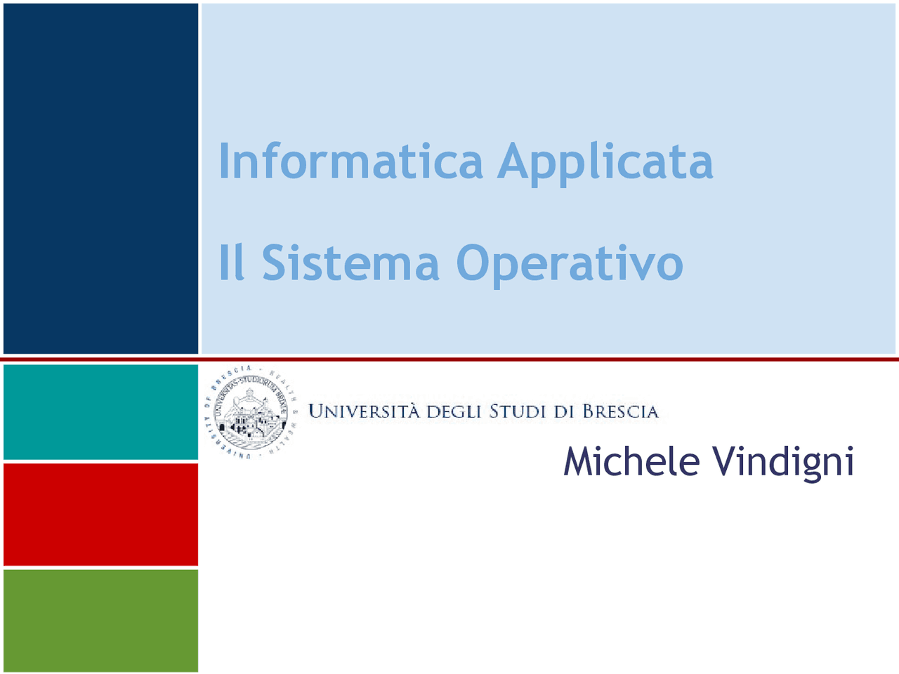 Il sistema operativo - Docsity