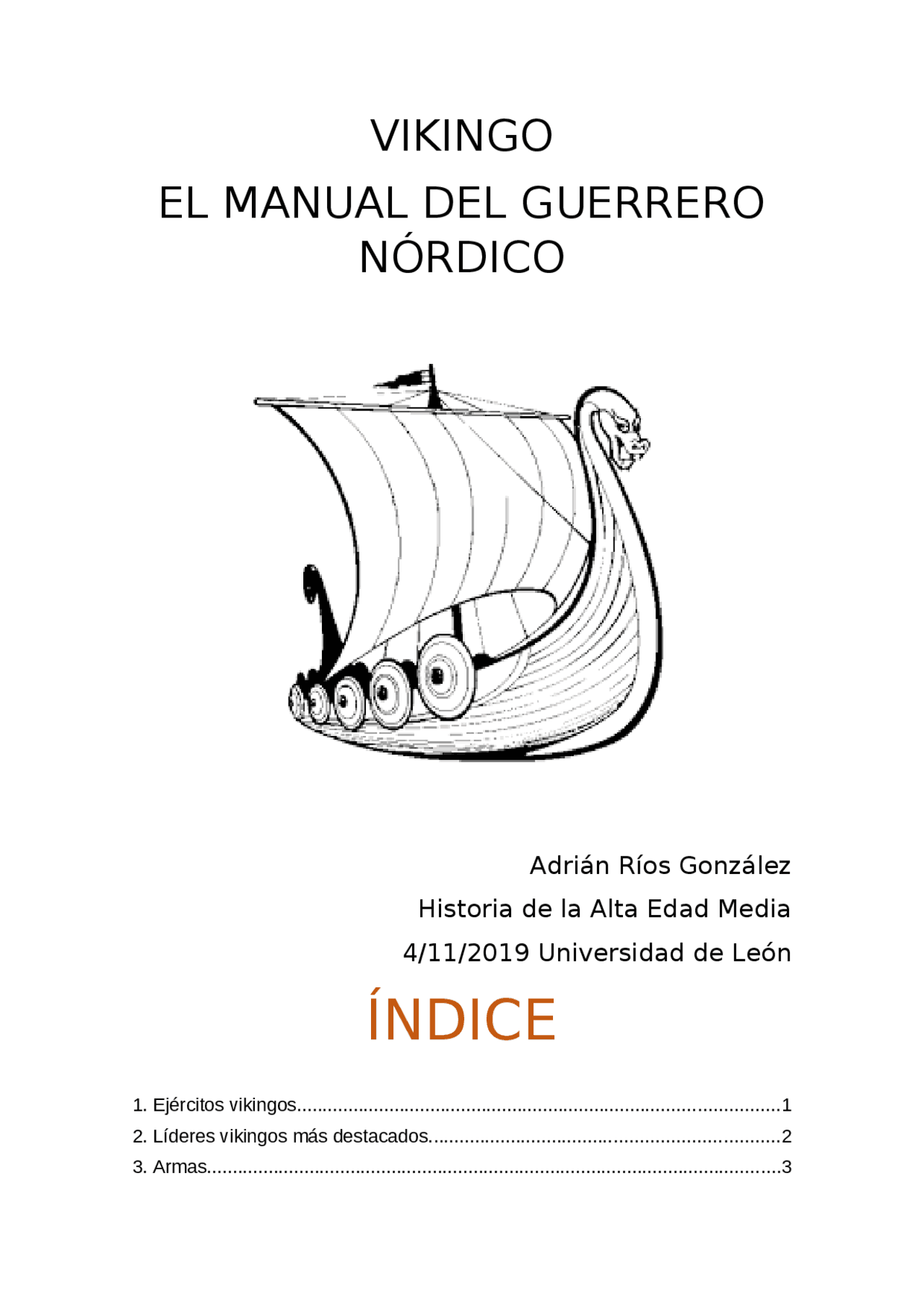 Vikingos Libro De Texto Resumen Docsity