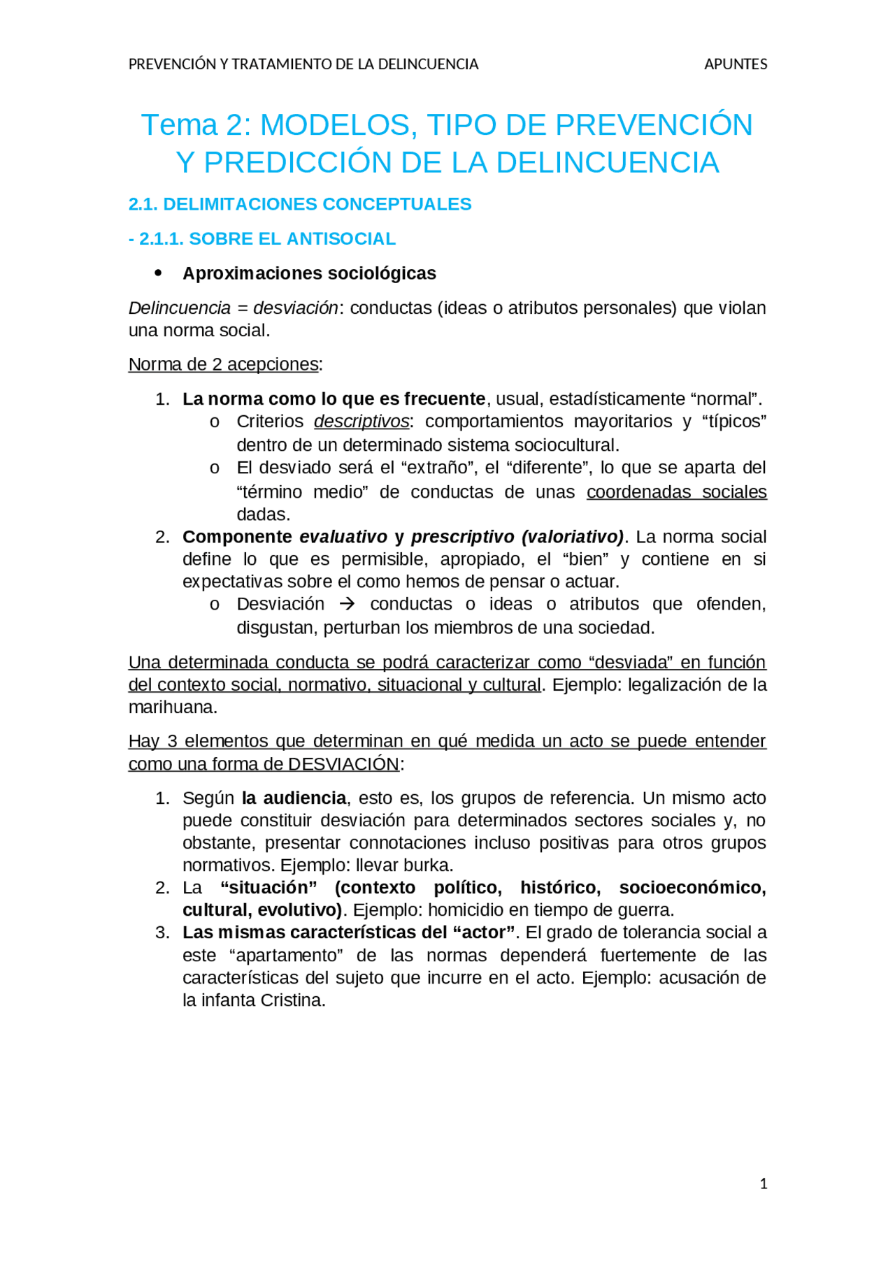 Prevención y Tratamiento de la Delincuencia | Apuntes de Criminología ...