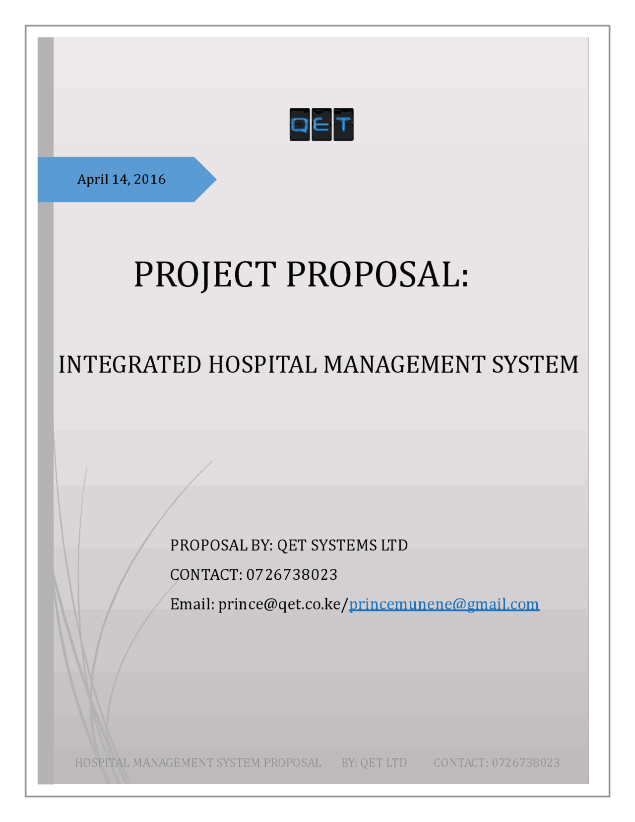 Hospital Management System Project Proposal Pdf Fill 8752