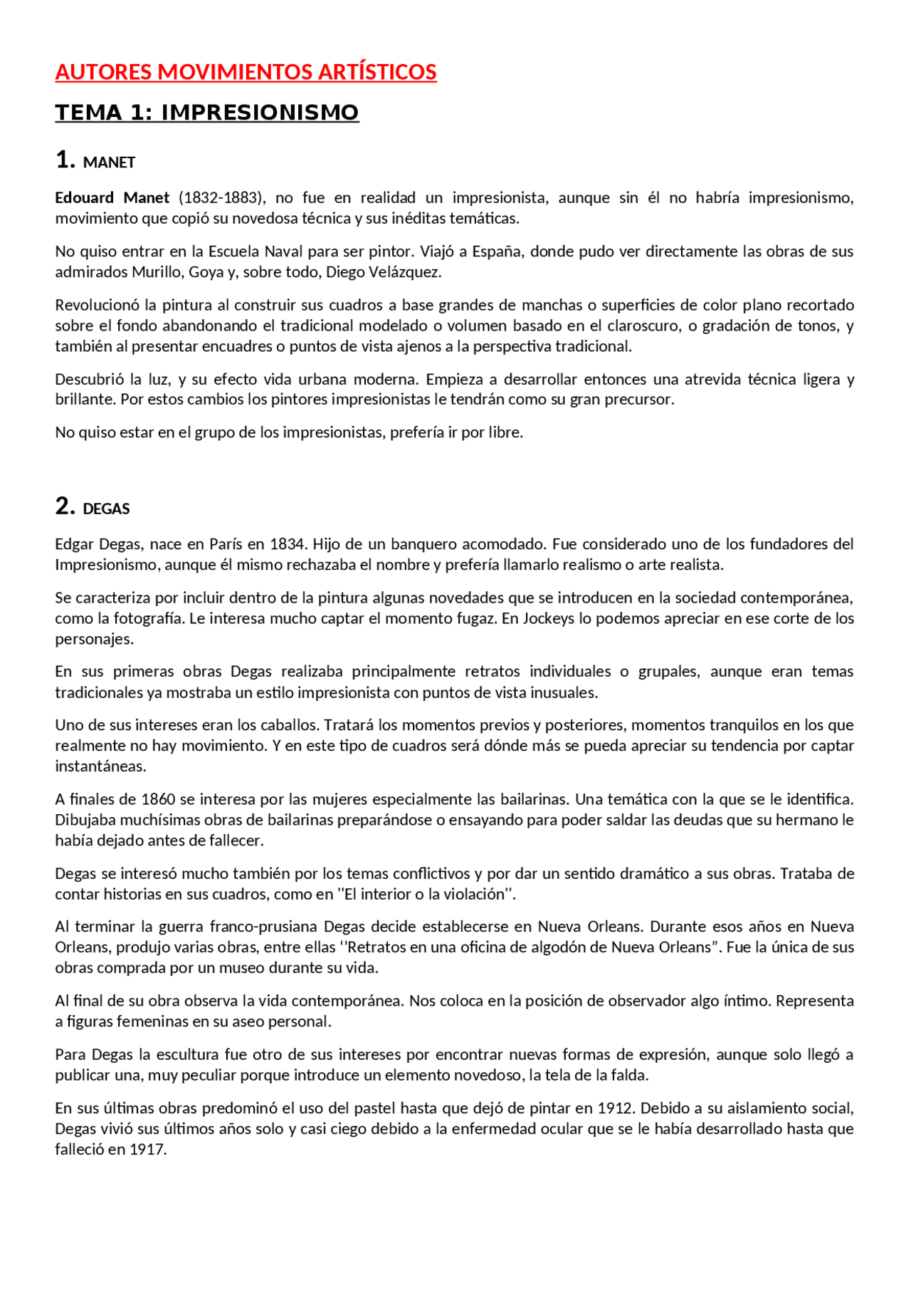 Porque Cezanne Es Considerado Padre Del Arte Moderno Movimientos artísticos - Docsity