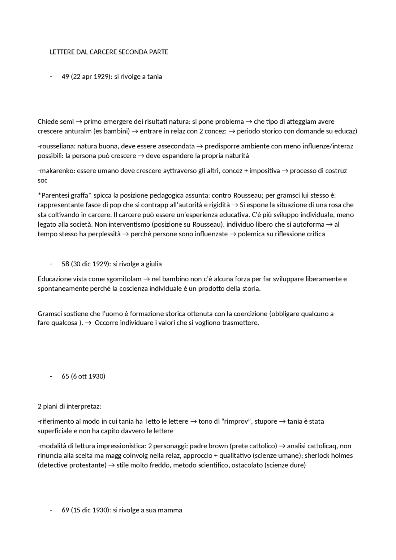 lettere dal carcere di gramsci