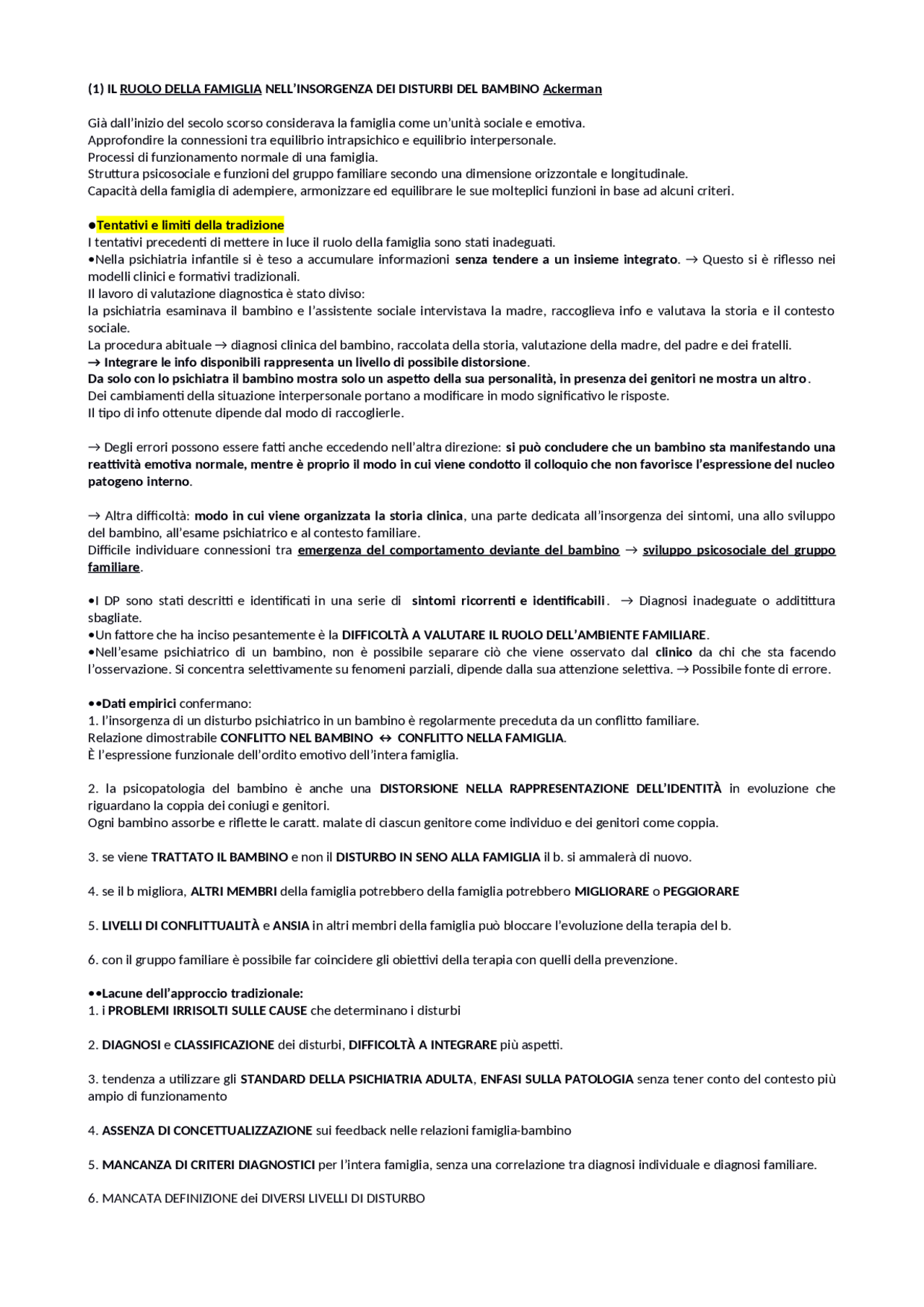 Le parole dei maestri - Docsity