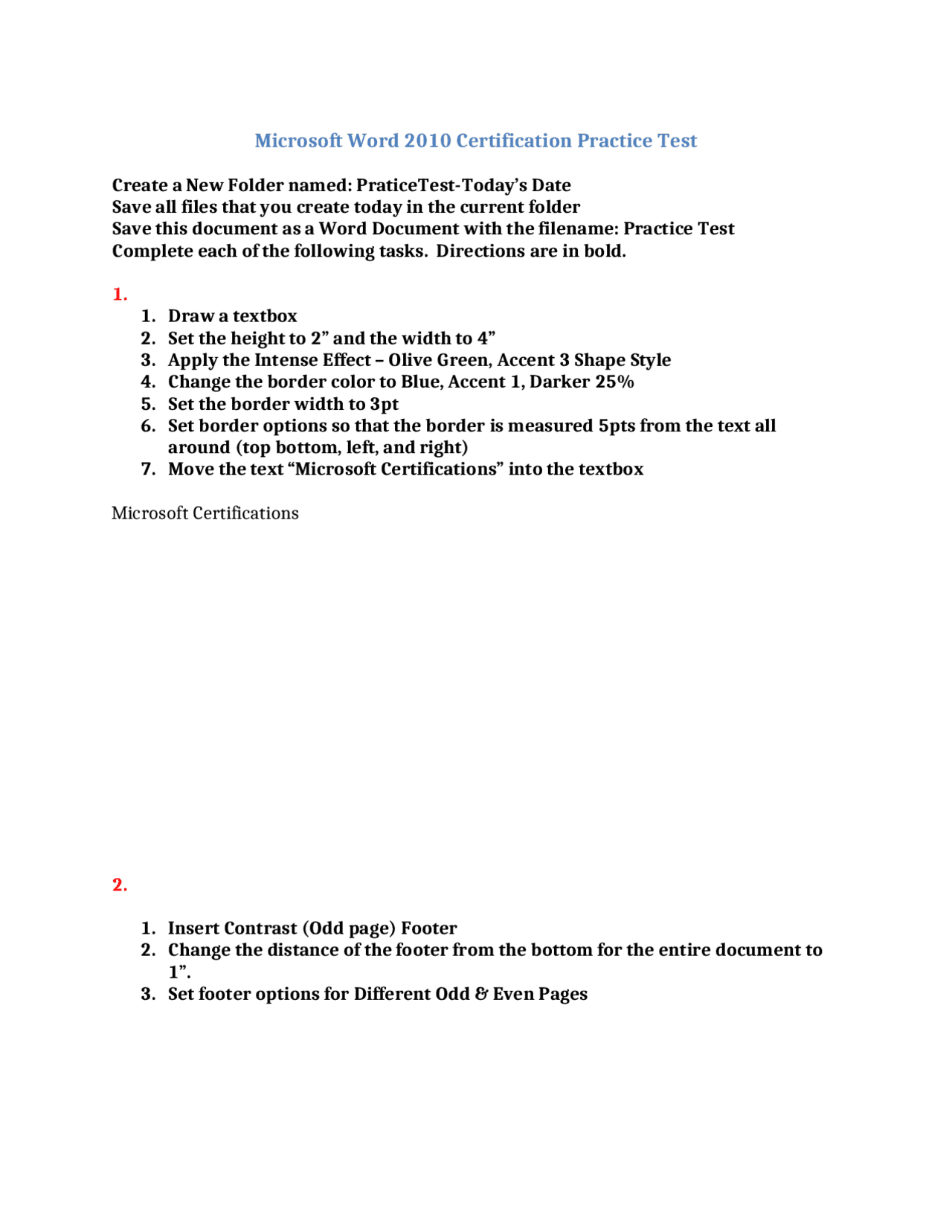 Certification Sample - Docsity