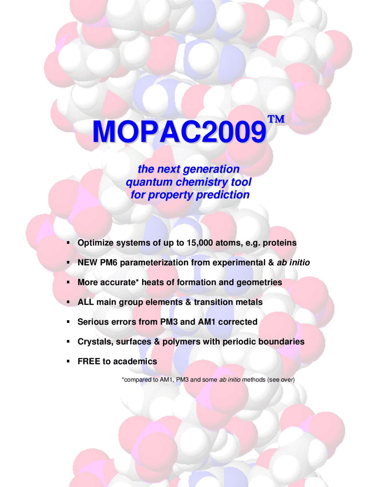 O uso do programa MOPAC (Stewart Computational Chemistry) - Docsity