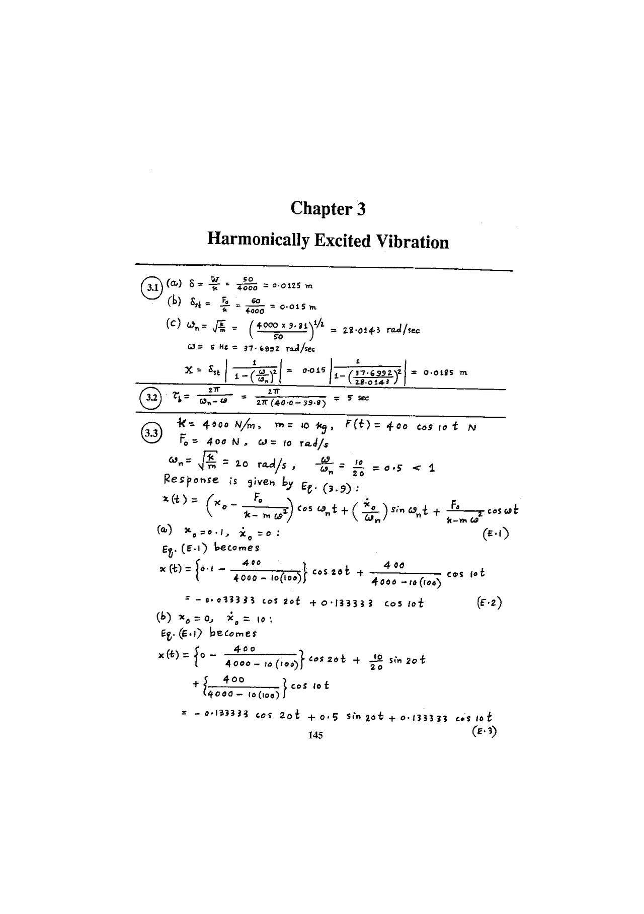 Vibrations Solutions 4th Rao Docsity