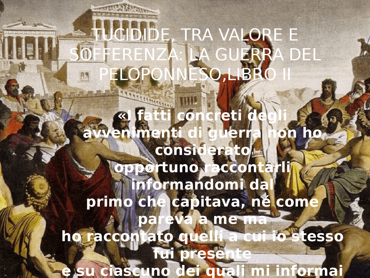 tucidide la guerra del peloponneso